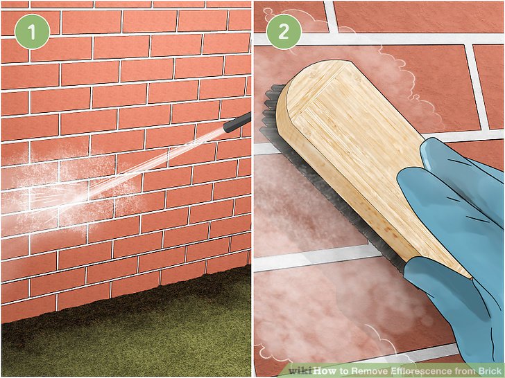 How to Clean Brick Fireplace with Vinegar New How to Remove Efflorescence From Brick 10 Steps Wikihow