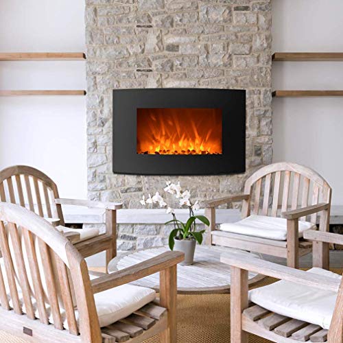 How to Install An Electric Fireplace In A Wall Unique Electronic Wall Fireplace Amazon