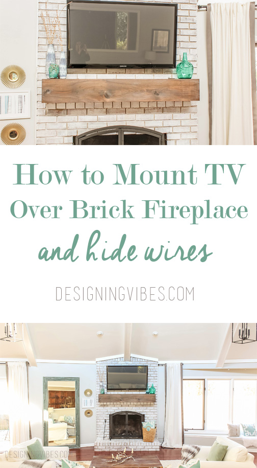 how to mount tv over fireplace