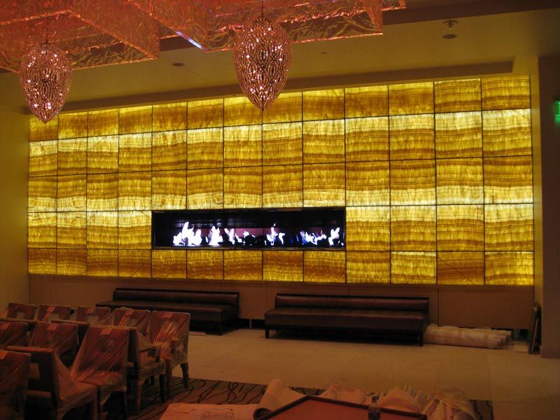 yx backlit with LED lighting with an oversized fireplace 4e0d0ca97fdf8c7b10fe6d8a30b827ff