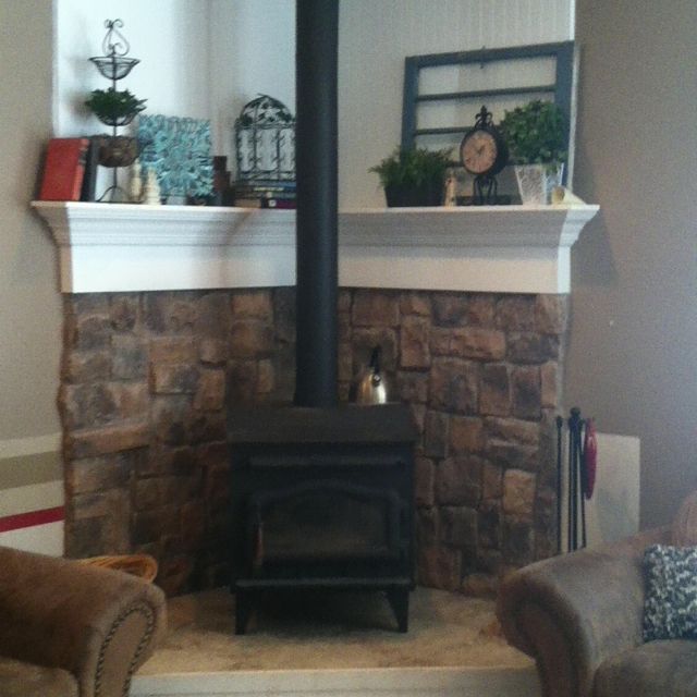 How to Make Fireplace Mantle Elegant I Have A Fireplace Just Like This Hard to Decorate A