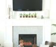 How to Mount A Tv Above A Fireplace Elegant the Best Way to Adorn A Mantel with A Tv It