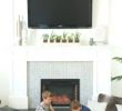 How to Mount A Tv On A Brick Fireplace Awesome the Best Way to Adorn A Mantel with A Tv It