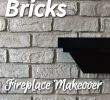 How to Paint A Stone Fireplace Best Of Dry Brush Bricks Fireplace Makeover