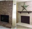 How to Paint Brick Fireplace Awesome Whitewash Brick Fireplace before and after …