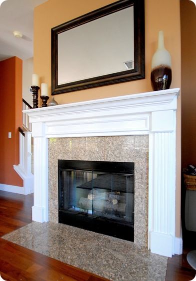 How to Paint Fireplace Elegant Oak Mantel Makeover Home Decor