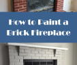 How to Paint Fireplace Luxury You Can Do It Learn How to Paint A Brick Fireplace with A