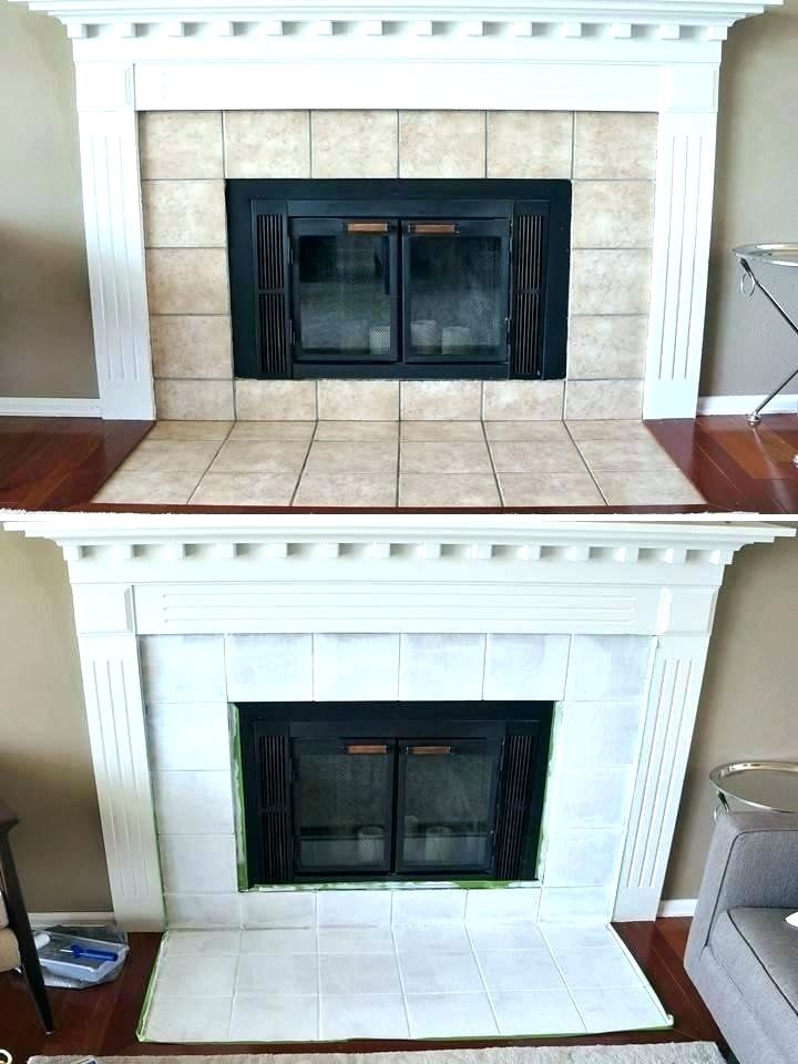 How to Paint Fireplace Tile Elegant Painting Tile Around Fireplace – Kgmall