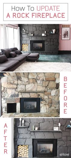 How to Paint Stone Fireplace Best Of 27 Best Painted Stone Fireplace Images