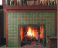 How to Tile Fireplace Lovely Craftsman Fireplace Tile I Like the Wood Trim Around the