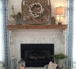 How to Tile Fireplace New Remodeled Fireplace Shiplap Wood Mantle Herringbone Tile