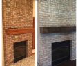 How to Whitewash A Fireplace Best Of How to Whitewash Brick & Build A Rustic Mantle