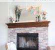 How to Whitewash A Fireplace Lovely Brick Fireplace Blueprints Woodworking Projects & Plans