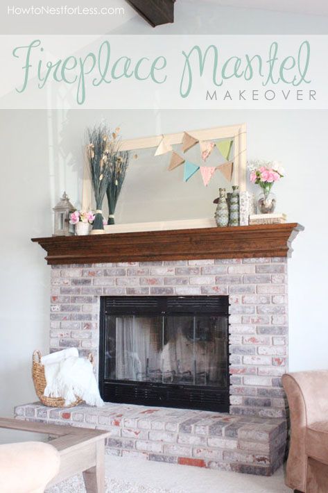 How to Whitewash A Fireplace Lovely Brick Fireplace Blueprints Woodworking Projects & Plans