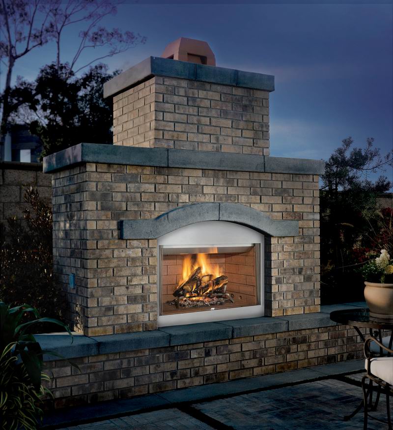 vanguard laredo tuscan outdoor wood burning fireplace