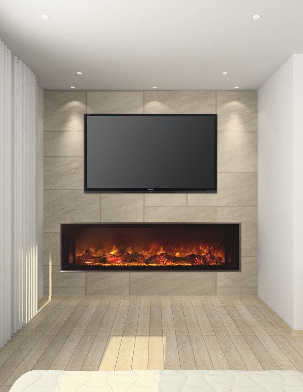 Indoor Fireplace Elegant Modern Flames 60" Landscape 2 Series Built In Electric