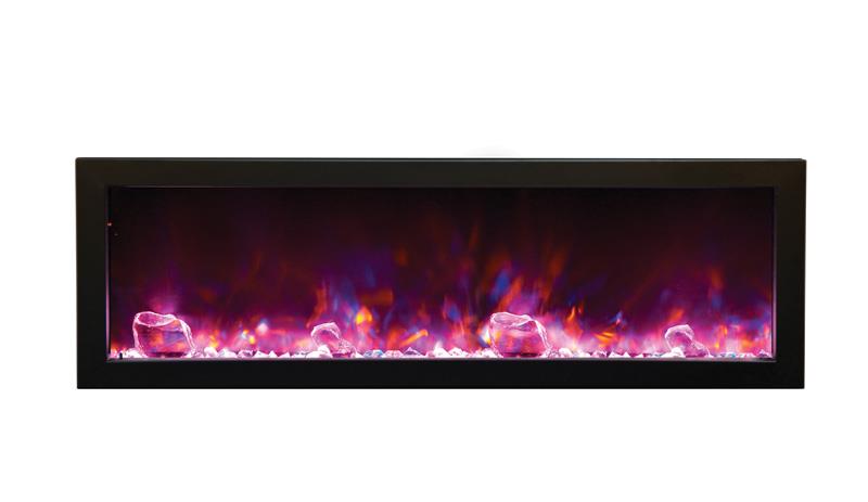 Indoor Outdoor See Through Gas Fireplace Fresh Amantii Panorama Series 50″ Slim Indoor or Outdoor Electric Fireplace Bi 50 Slim Od