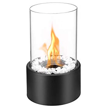 Indoor Outdoor See Through Gas Fireplace Unique Regal Flame Black Eden Ventless Indoor Outdoor Fire Pit Tabletop Portable Fire Bowl Pot Bio Ethanol Fireplace In Black Realistic Clean Burning Like