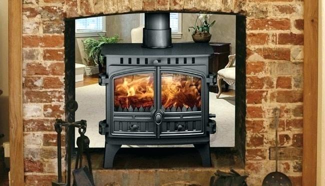 Indoor Outdoor Wood Burning Fireplace Unique M Design Double Sided Wood Burning Stove Stoves Heating