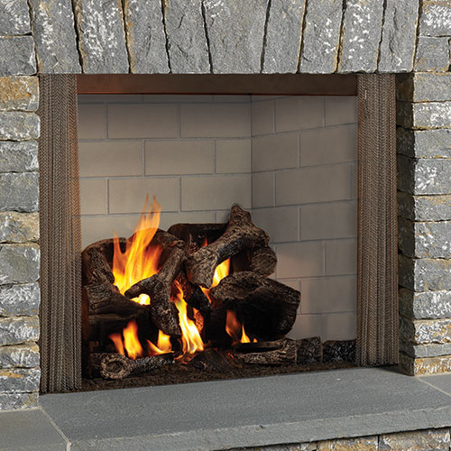 Indoor Wood Burning Fireplace Lovely 42" Castlewood Outdoor Radiant Wood Burning Fireplace Liner Monessen