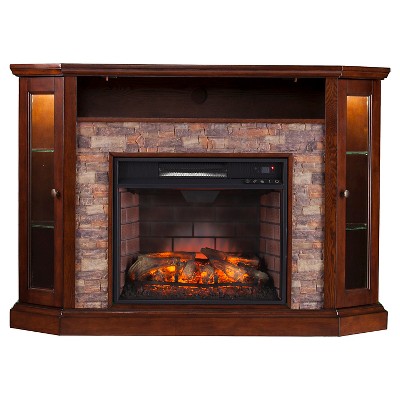 Infrared Fireplace Entertainment Center Luxury Reza Corner Convertible Infrared Electric Fireplace Media