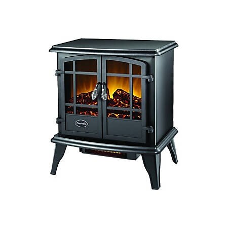 fort Glow The Keystone Electric Stove with Infrared Quartz Black Infrared Electric Electric 1348 13 W 700 Sq ft Coverage Area 1500 vw etz00