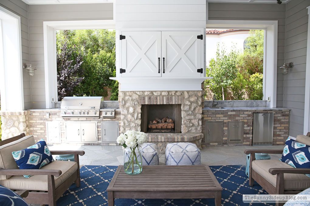 Inside Outside Fireplace Lovely Barn Door Tv Cover Outdoor Spaces