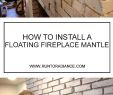 Install Fireplace Mantle Elegant How to Install A Floating Mantle the Easy Way In Just E