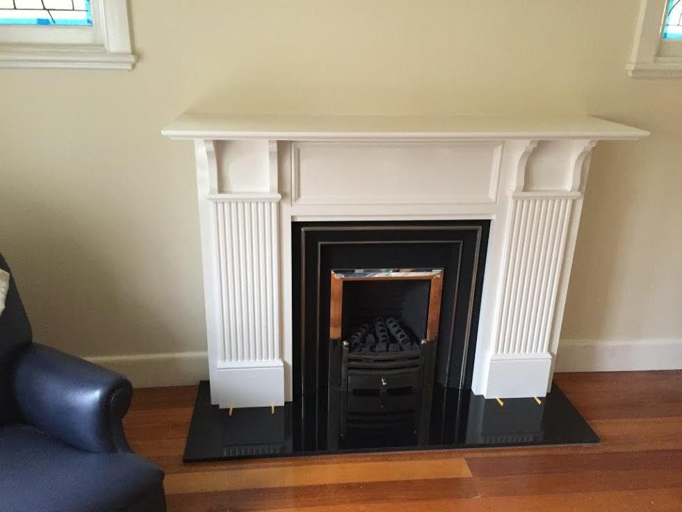 This image shows the recent installation of a Real Flame Hot a70d a5aa9b31b86a776f02c6f1