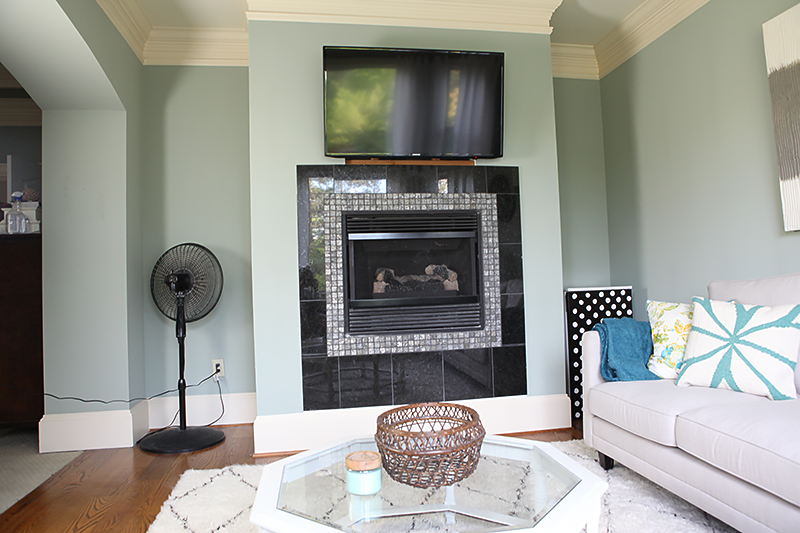 Install Stacked Stone Fireplace Beautiful Tiling A Stacked Stone Fireplace Surround Bower Power