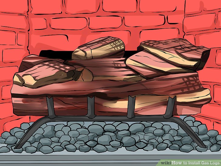 Installing Gas Fireplace Logs Best Of How to Install Gas Logs 13 Steps with Wikihow