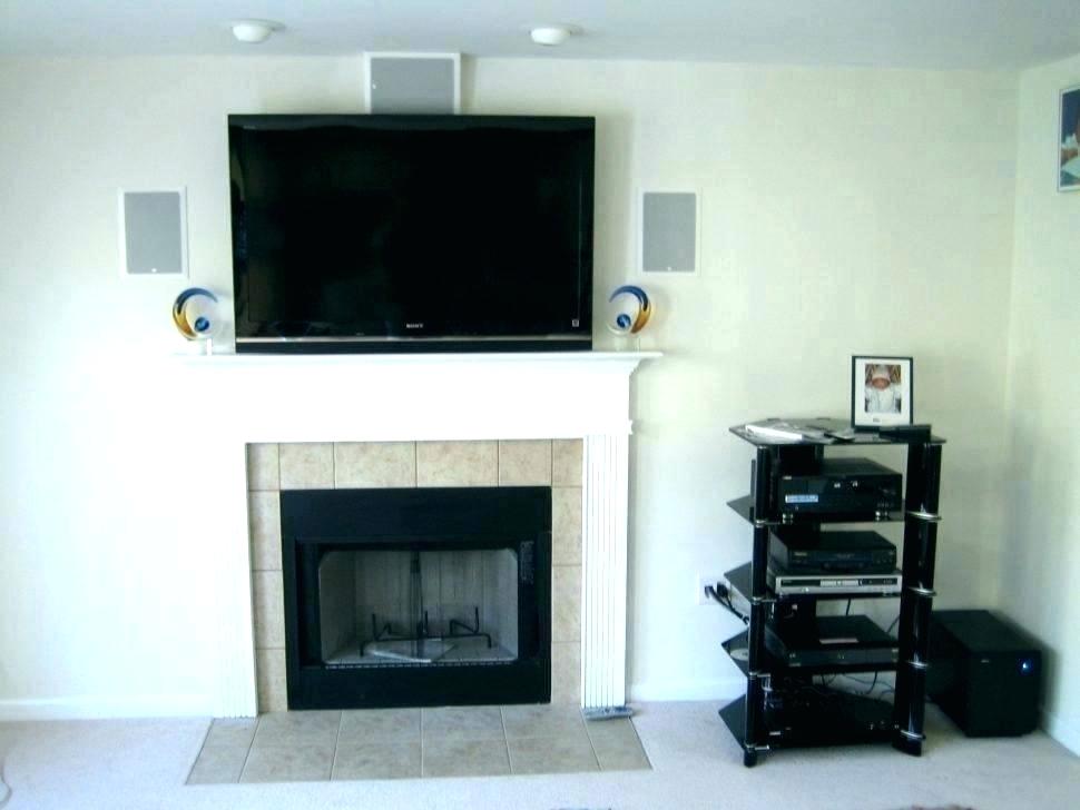 Installing Tv Over Fireplace Lovely Mount Tv Over Fireplace Hide Wires Fireplace Design Ideas