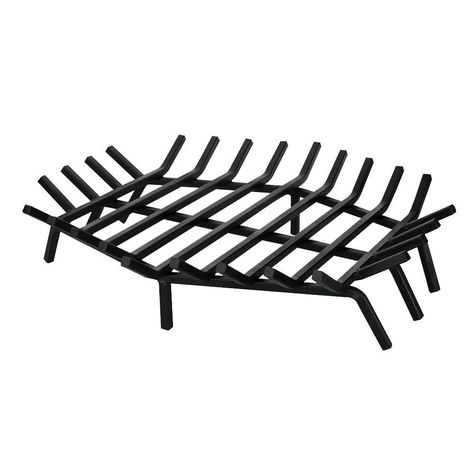 Iron Fireplace Grate Elegant 27 5" 8 Bar Zero Clearance Fireplace Grate