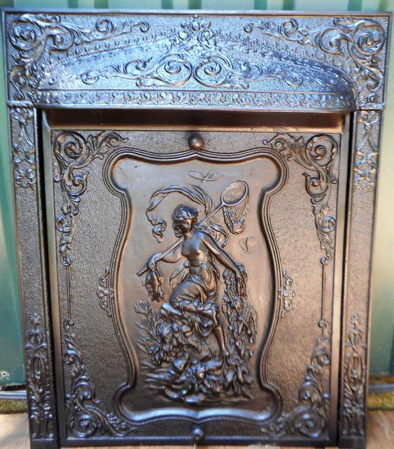 Iron Fireplace Grate Fresh Antique Victorian Art Nouveau Cast Iron Fireplace Grate