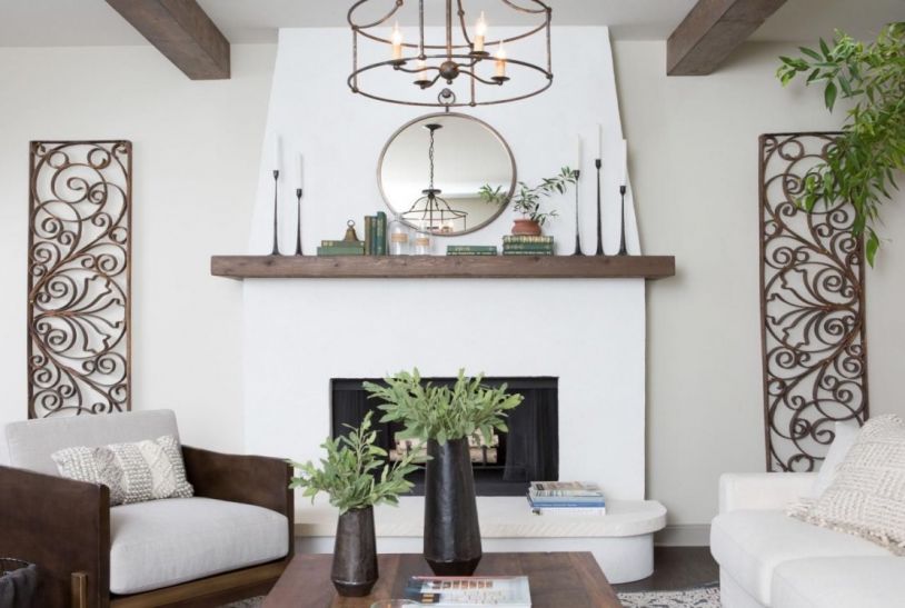 mantel decorating ideas 49 elegant farmhouse decor living room joanna gaines of mantel decorating ideas 814x547