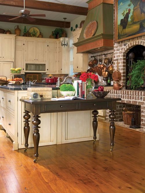 Kitchens with Fireplace Lovely Paula S Kitchen Brick Kitchen Fireplace