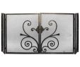Large Fireplace Screen New 1920s Wrought Iron Fire Screen Rosedale
