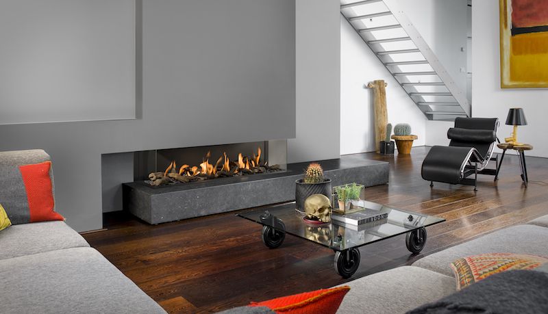 Large Gas Fireplace Elegant View Bell Xl 3 Van Drie Kanten Maximaal Zicht Op Een