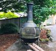 Large Outdoor Fireplace Elegant Huge 54" Vintage solid Steel Wood Burning Chiminea Fire Pit