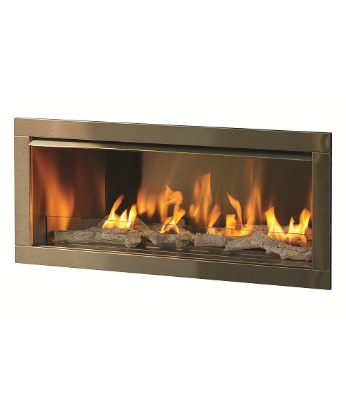 Large Wood Burning Fireplace Inserts New Firegear Od42 42" Gas Outdoor Vent Free Fireplace Insert