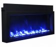 Led Electric Fireplace Insert Lovely Amantii Bi 40 Xtraslim Electric Fireplace