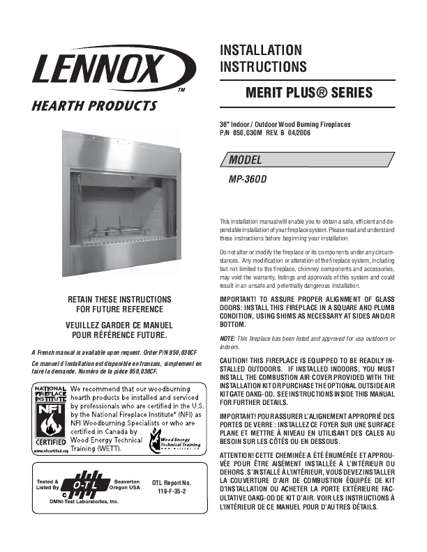 Lennox Gas Fireplace Manual Best Of Search Lennox User Manuals