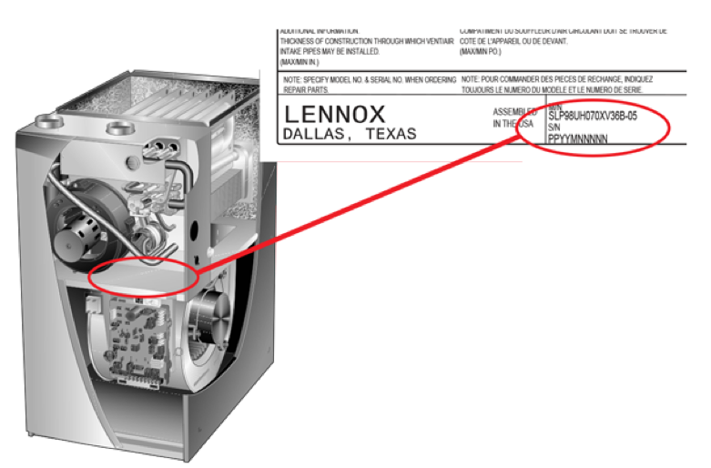 Lennox Gas Fireplace Manual Fresh where Can I Find the Model and Serial Numbers for My Heating