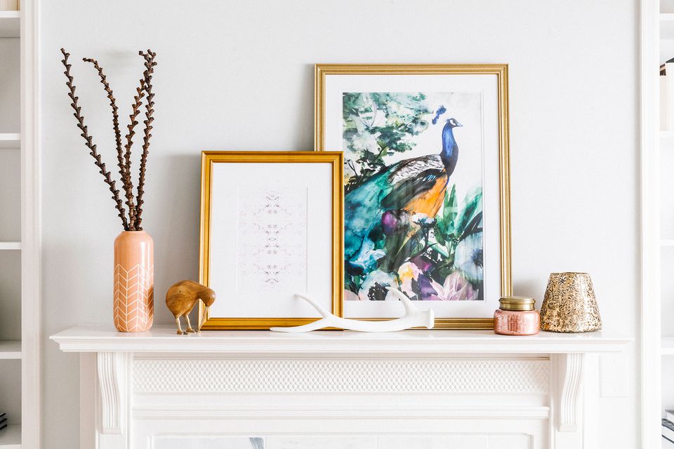 18 Stylish Mantel Ideas for Your Decorating Inspiration fall mantel no pumpkins 595fce743df78cdc68b