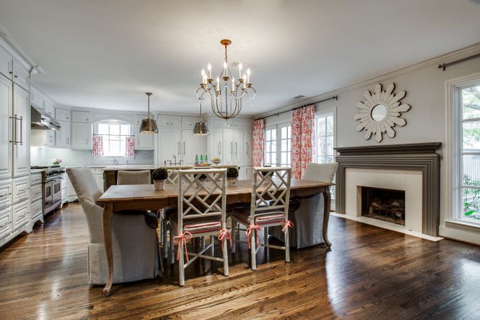 Limestone Fireplace Surround Elegant before and after Graphs Of This Dallas Kitchen