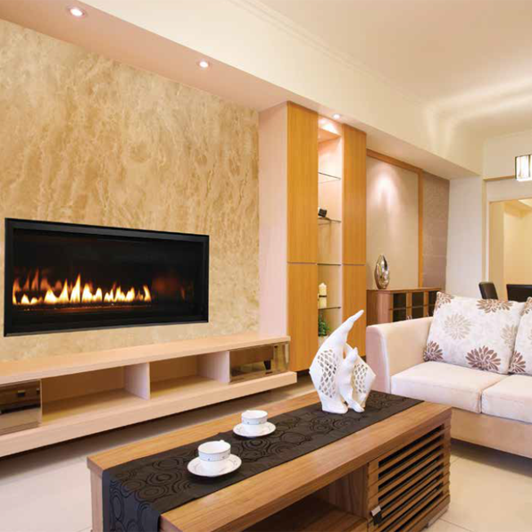 Superior 54 Inch Direct Vent Contemporary Linear Gas Fireplace DRL3054 drl3054