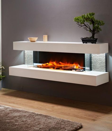 Linear Electric Fireplace Awesome Fraenzel Curve Wall Mounted Electric Fireplace