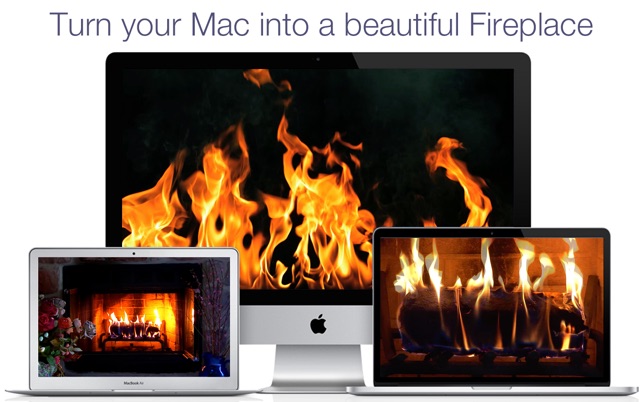 Live Fireplace Awesome Fireplace Live Hd Screensaver On the Mac App Store