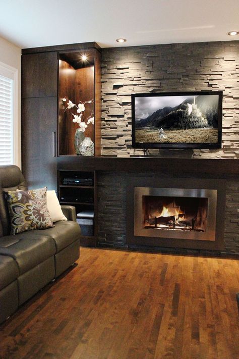 Living Room with Fireplace and Tv Luxury Armoires Design Plus Basements