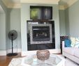 Living Room with Stone Fireplace New Tiling A Stacked Stone Fireplace Surround Bower Power